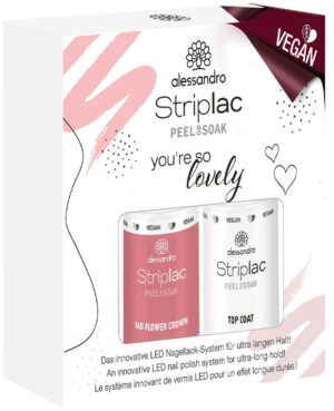 alessandro international UV-Nagellack »STRIPLAC PEEL OR SOAK Set Lovely - VEGAN«