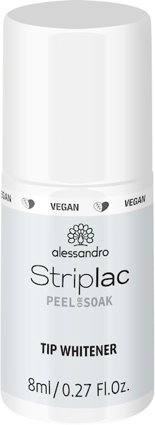 alessandro international UV-Nagellack »STRIPLAC PEEL OR SOAK TIP WHITENER -VEGAN«