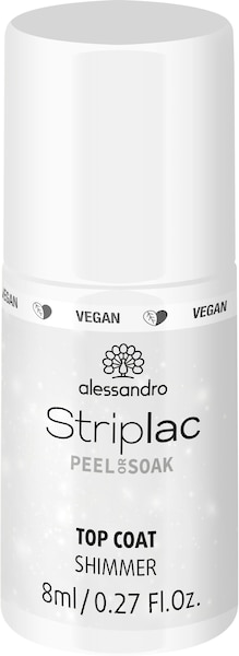 alessandro international UV-Nagellack »STRIPLAC TOP COAT SHIMMER«