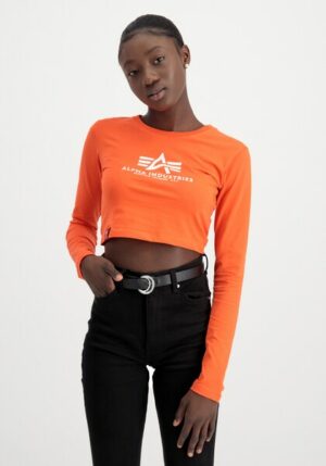 Alpha Industries Longsleeve »Alpha Industries Women - Longsleeves Basic Cropped LS Wmn«