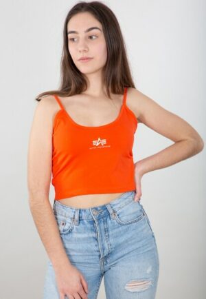 Alpha Industries Muscleshirt »Alpha Industries Women - Tank Tops Basic Crop-Top SL Wmn«