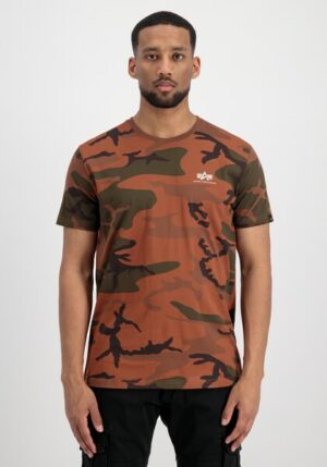 Alpha Industries T-Shirt »Alpha Industries Men - T-Shirts Basic T Small Logo Camo«