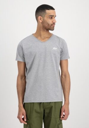 Alpha Industries T-Shirt »Alpha Industries Men - T-Shirts Basic V-Neck T Small Logo«