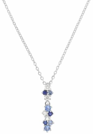 Amor Kette mit Anhänger »Blauer Strass