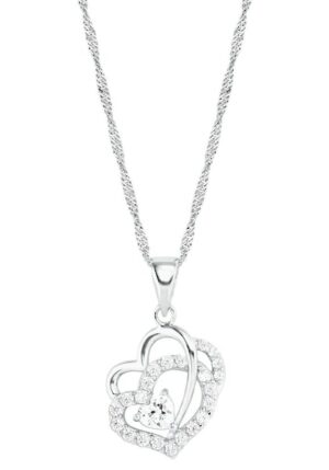 Amor Kette mit Anhänger »Herzen
