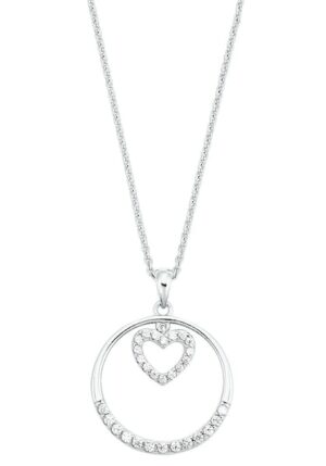 Amor Kette mit Anhänger »Kreis/Herz
