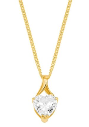 Amor Kette mit Anhänger »Schmuck Geschenk Halskette Herz LIEBE 2014209 Gold 375«