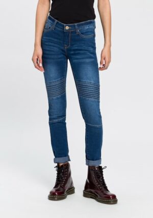 Arizona Skinny-fit-Jeans »im Biker- Look«