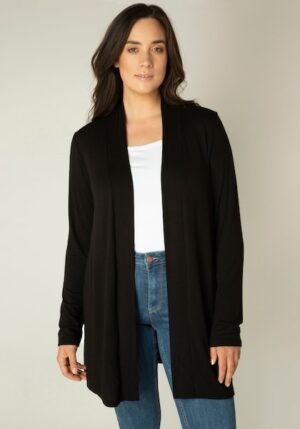 Base Level Curvy Strickjacke