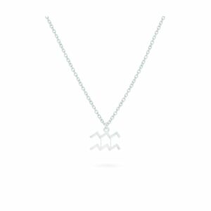 Beka&Bell Kette mit Anhänger »925-Sterling Silber Glänzend 42cm Wassermann«
