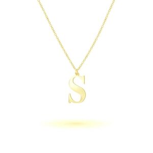Beka&Bell Kette mit Anhänger »925-Sterling Silber vergoldet Glänzend 45cm«