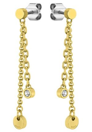 BOSS Paar Ohrstecker »Schmuck Edelstahl Ohrschmuck Ohrringe IRIS«