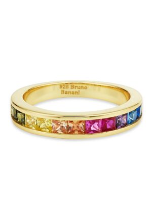 Bruno Banani Fingerring »Schmuck Geschenk Silber 925 Damenring Regenbogen«