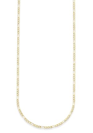 Bruno Banani Kette ohne Anhänger »Schmuck Geschenk Gold 333 Halsschmuck Halskette Figarokette schmal«