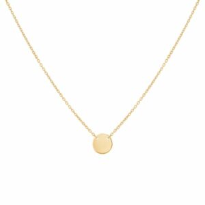 CAÏ Collierkettchen »925 Sterling Silber gelb vergoldet Plättchen Boho small«