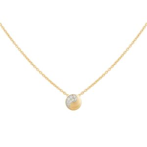 CAÏ Collierkettchen »Yin & Yang Zirkonia«