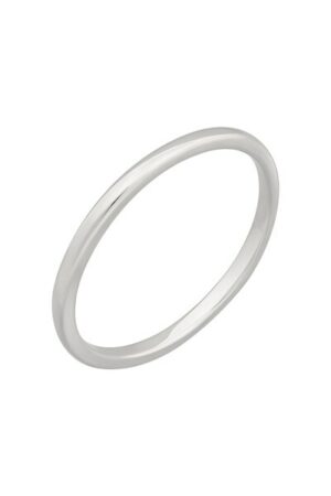 CAÏ Fingerring »925 Sterling Silber rhodiniert Basic Stacking«