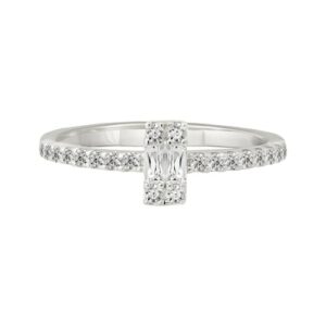 CAÏ Fingerring »925 Sterling Silber rhodiniert mit Zirkonia«