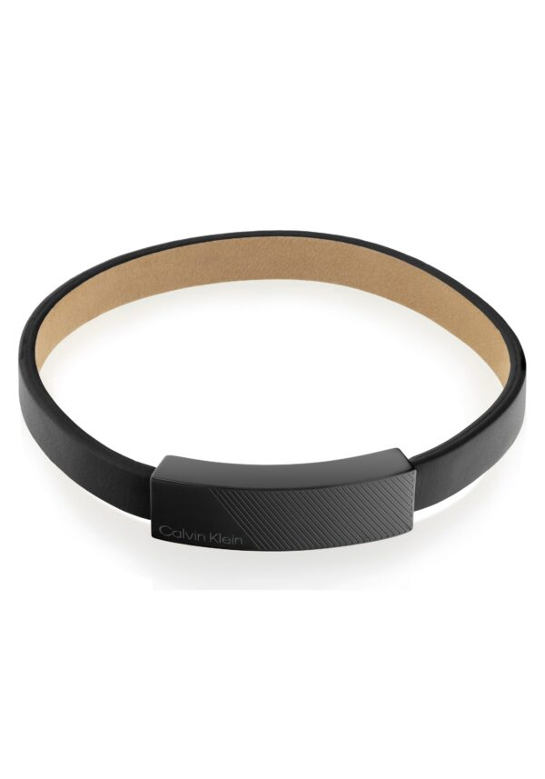 Calvin Klein Armband »Schmuck Edelstahl Armschmuck Lederarmband ARCHITECTURAL«