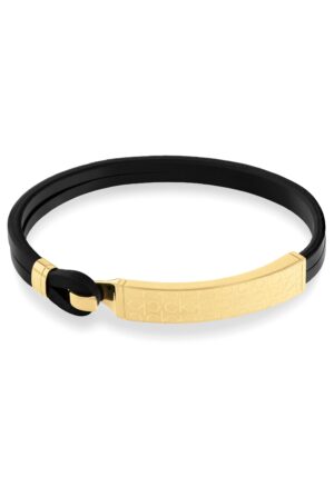 Calvin Klein Armband »Schmuck Edelstahl Armschmuck Lederarmband DEFIANT«