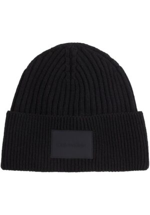 Calvin Klein Beanie »TONAL RUBBER PATCH BEANIE«