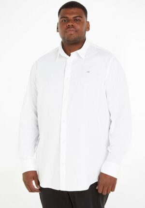 Calvin Klein Big&Tall Langarmhemd »BT_STRETCH POPLIN SLIM SHIRT«