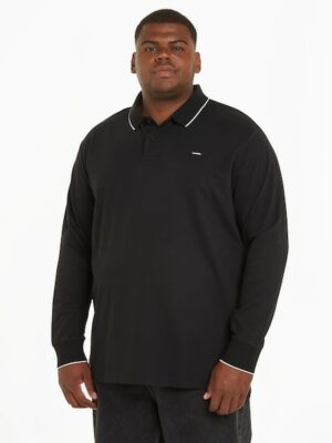 Calvin Klein Big&Tall Poloshirt »BT_STRETCH PIQUE TIPPING LS POLO«