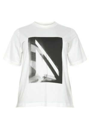 Calvin Klein Curve Rundhalsshirt »SHADOW BOX PRINT TEE INCLU«