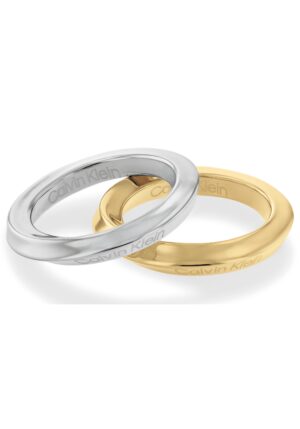 Calvin Klein Fingerring »Schmuck Edelstahl Fingerring Damenring SCULPTURAL«