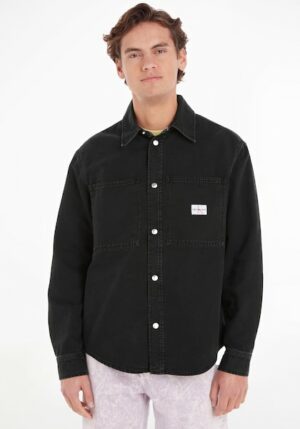 Calvin Klein Jeans Jeanshemd »CANVAS RELAXED LINEAR SHIRT«