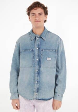 Calvin Klein Jeans Jeanshemd »RELAXED LINEAR DENIM SHIRT«