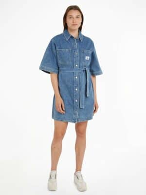 Calvin Klein Jeans Jeanskleid »BOXY BELTED SHIRT DRESS«