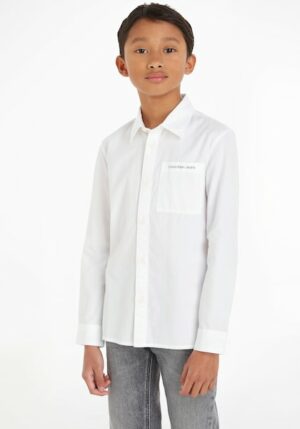 Calvin Klein Jeans Langarmhemd »CEREMONY POPLIN SHIRT«