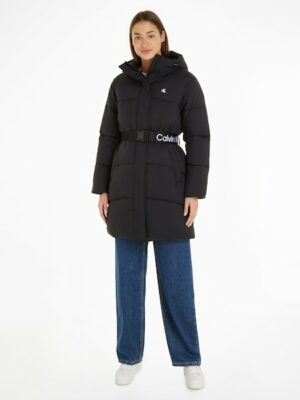 Calvin Klein Jeans Langjacke »LOGO BELT LONG PUFFER«