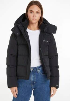 Calvin Klein Jeans Outdoorjacke »MONOLOGO NON DOWN SHORT PUFFER«