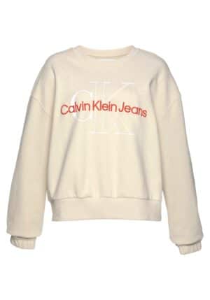 Calvin Klein Jeans Plus Sweatshirt »PLUS TWO TONE MONOGRAM CREW NECK«