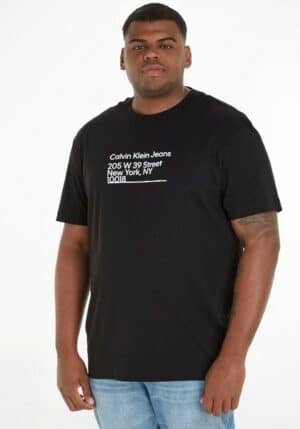 Calvin Klein Jeans Plus T-Shirt »PLUS CK ADDRESS LOGO TEE«