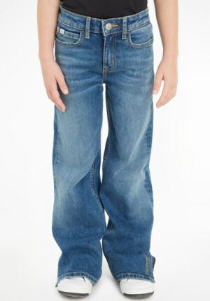 Calvin Klein Jeans Stretch-Jeans »HR WIDE LEG MID BLUE«