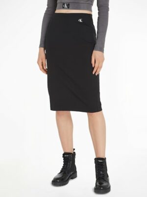Calvin Klein Jeans Sweatrock »ARCHIVAL MILANO LR MIDI SKIRT«