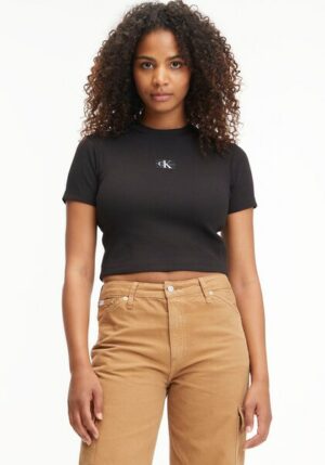 Calvin Klein Jeans T-Shirt »BADGE RIB SHORT SLEEVE TEE«