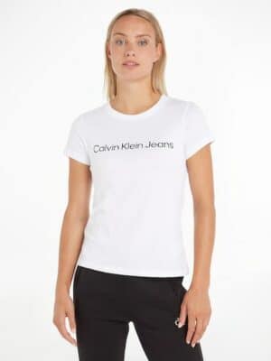 Calvin Klein Jeans T-Shirt »CORE INSTIT LOGO SLIM FIT TEE«