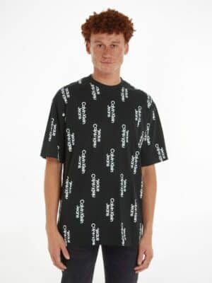 Calvin Klein Jeans T-Shirt »STACKED LOGO AOP TEE«