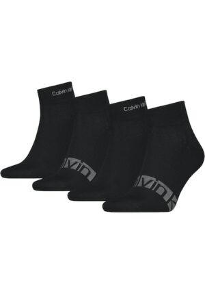 Calvin Klein Kurzsocken »CK MEN QUARTER 4P STRIPES«