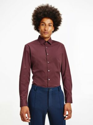 Calvin Klein Langarmhemd »POPLIN STRETCH SLIM SHIRT«