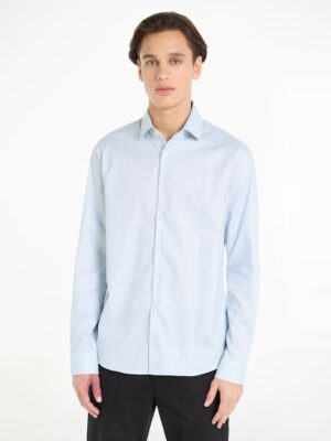 Calvin Klein Langarmhemd »STRETCH COLLAR CHECK SLIM SHIRT«