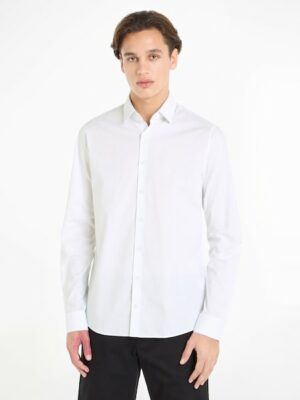 Calvin Klein Langarmhemd »STRETCH STRIPE SLIM SHIRT«