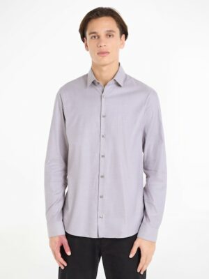 Calvin Klein Langarmhemd »STRUCTURE EASY CARE SLIM SHIRT«