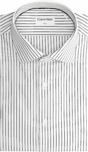 Calvin Klein Langarmhemd »THERMO TECH STRIPE FITTED SHIRT«