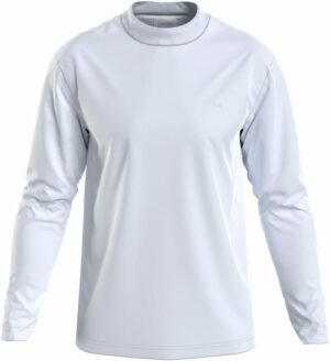 Calvin Klein Langarmshirt »SMOOTH COTTON MOCK LS T-SHIRT«