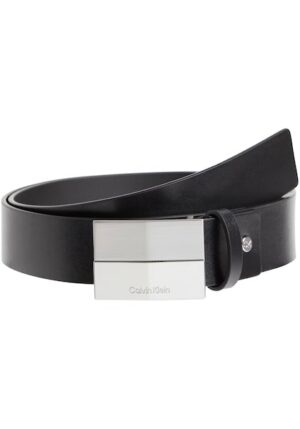 Calvin Klein Ledergürtel »ADJ 2 FINISH PLAQUE 35MM«